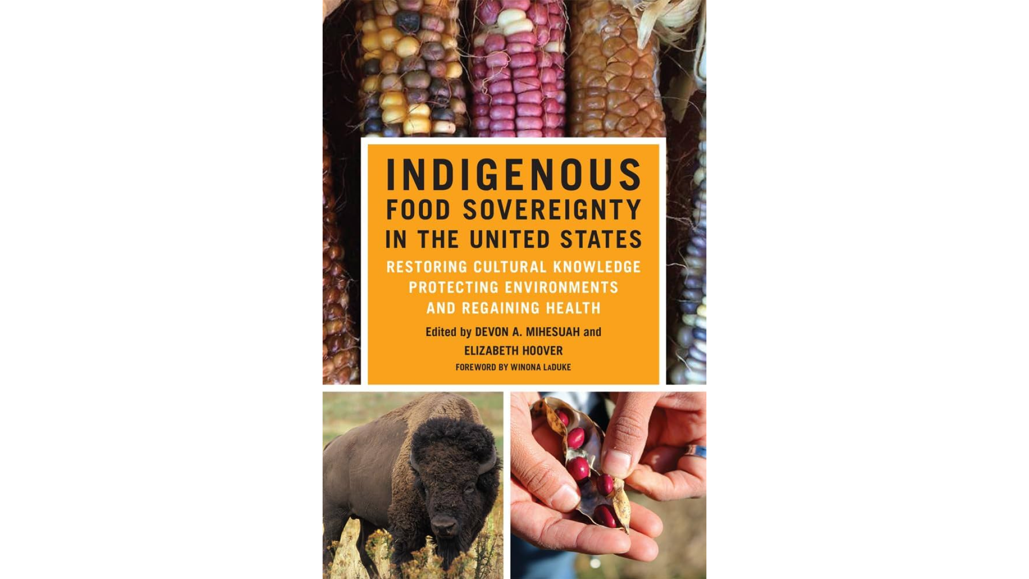 Book cover of Indigenous Food Sovereignty in the United States.